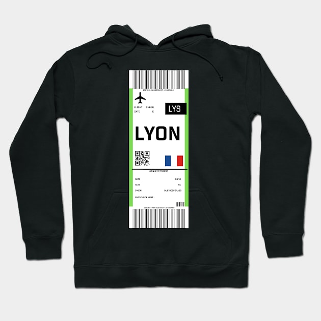 Boarding pass for Toulouse Hoodie by ghjura